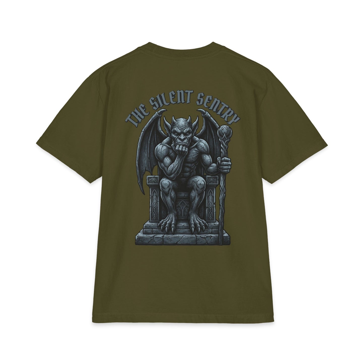 Gargoyle Throne — "The Silent Sentinel" Heavyweight Tee