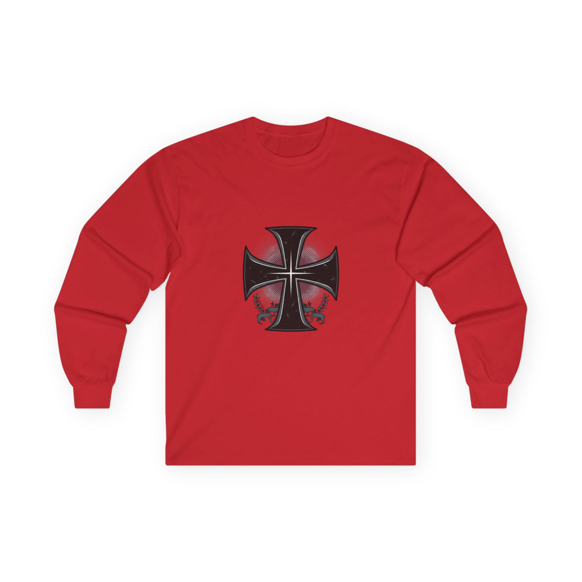 Iron Cross Graphic Long Sleeve Tee