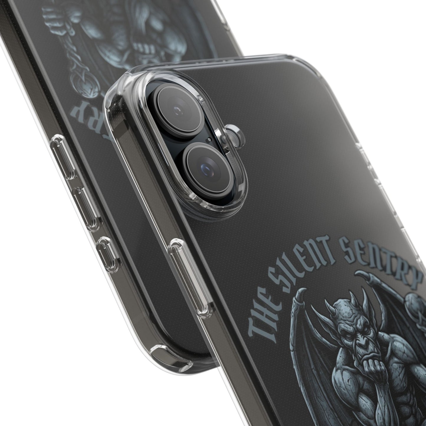 Gargoyle 'The Silent Sentry' Clear Impact-Resistant Phone Case