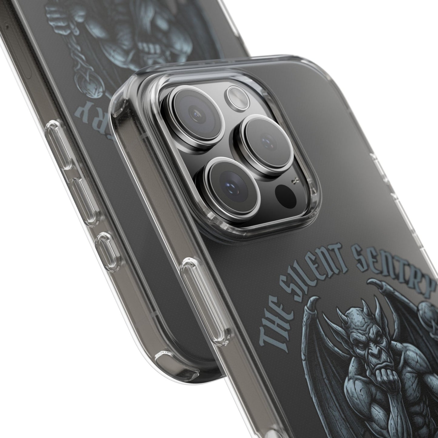 Gargoyle 'The Silent Sentry' Clear Impact-Resistant Phone Case