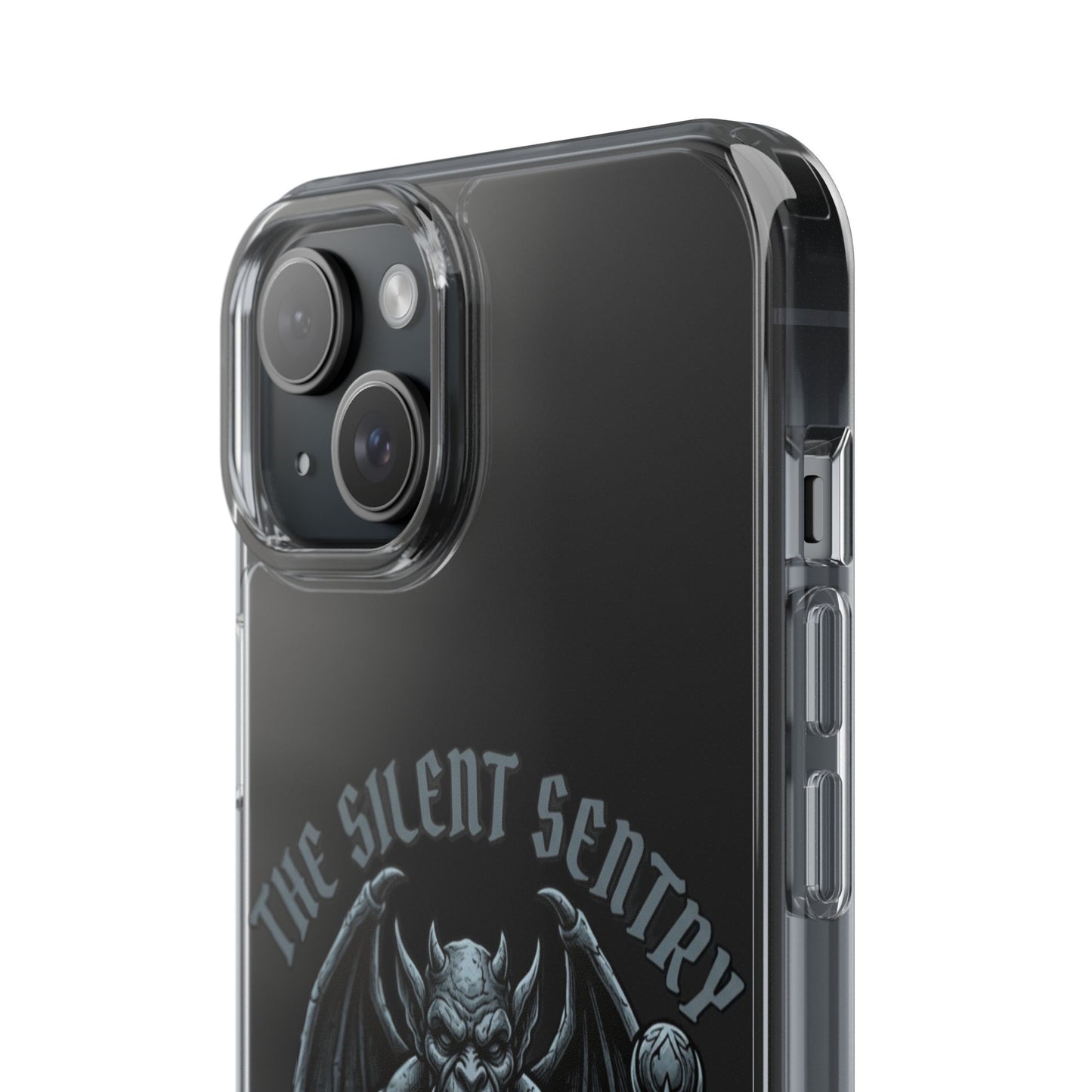 Gargoyle 'The Silent Sentry' Clear Impact-Resistant Phone Case