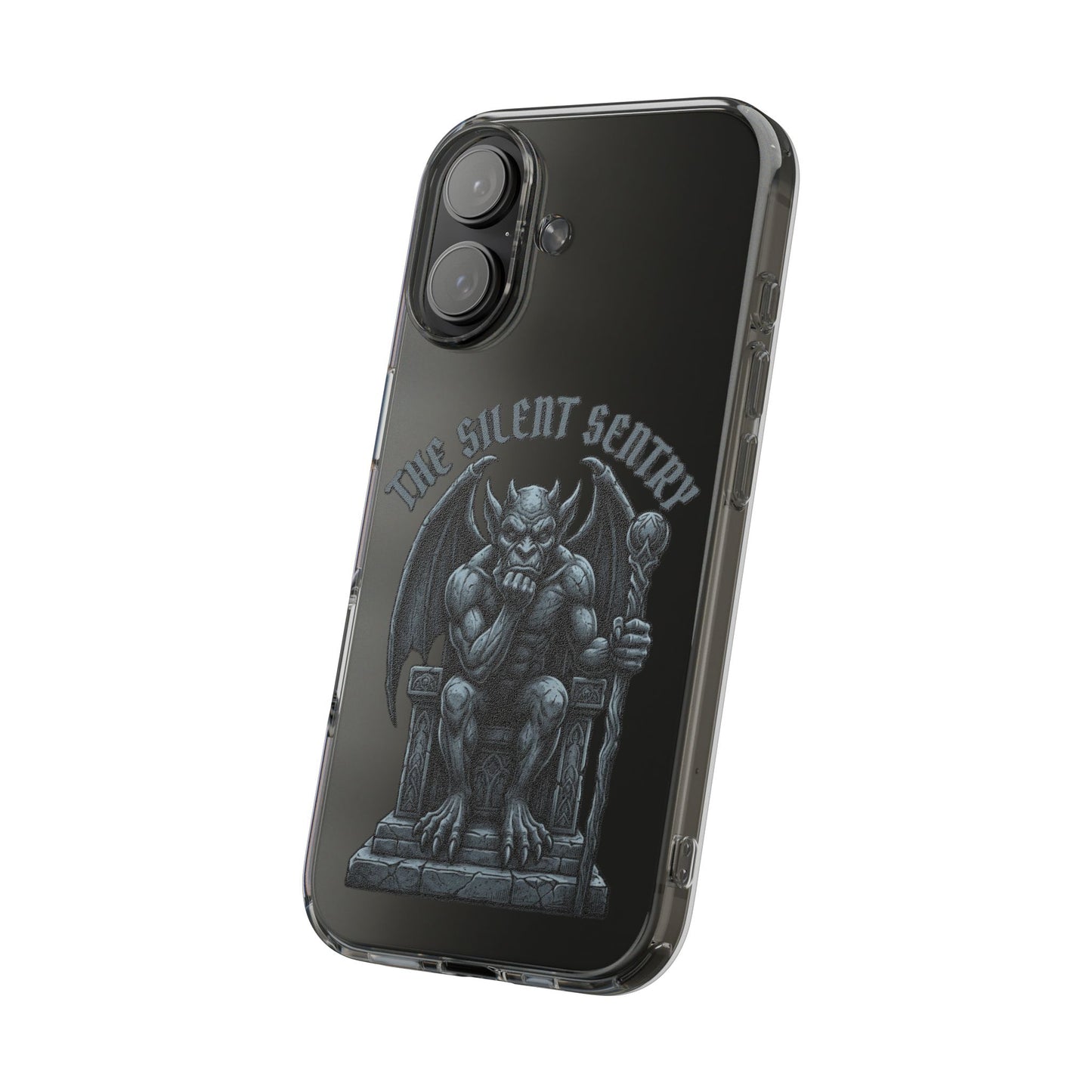 Gargoyle 'The Silent Sentry' Clear Impact-Resistant Phone Case