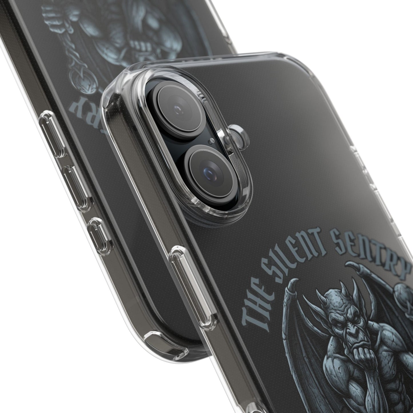 Gargoyle 'The Silent Sentry' Clear Impact-Resistant Phone Case