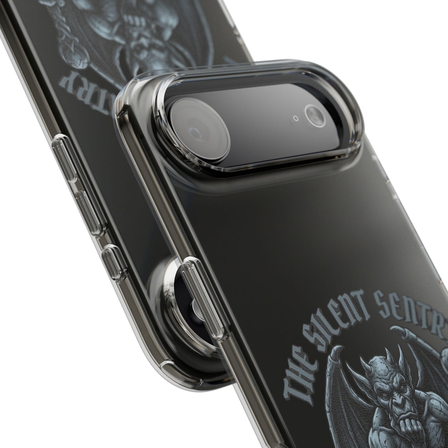 Gargoyle 'The Silent Sentry' Clear Impact-Resistant Phone Case