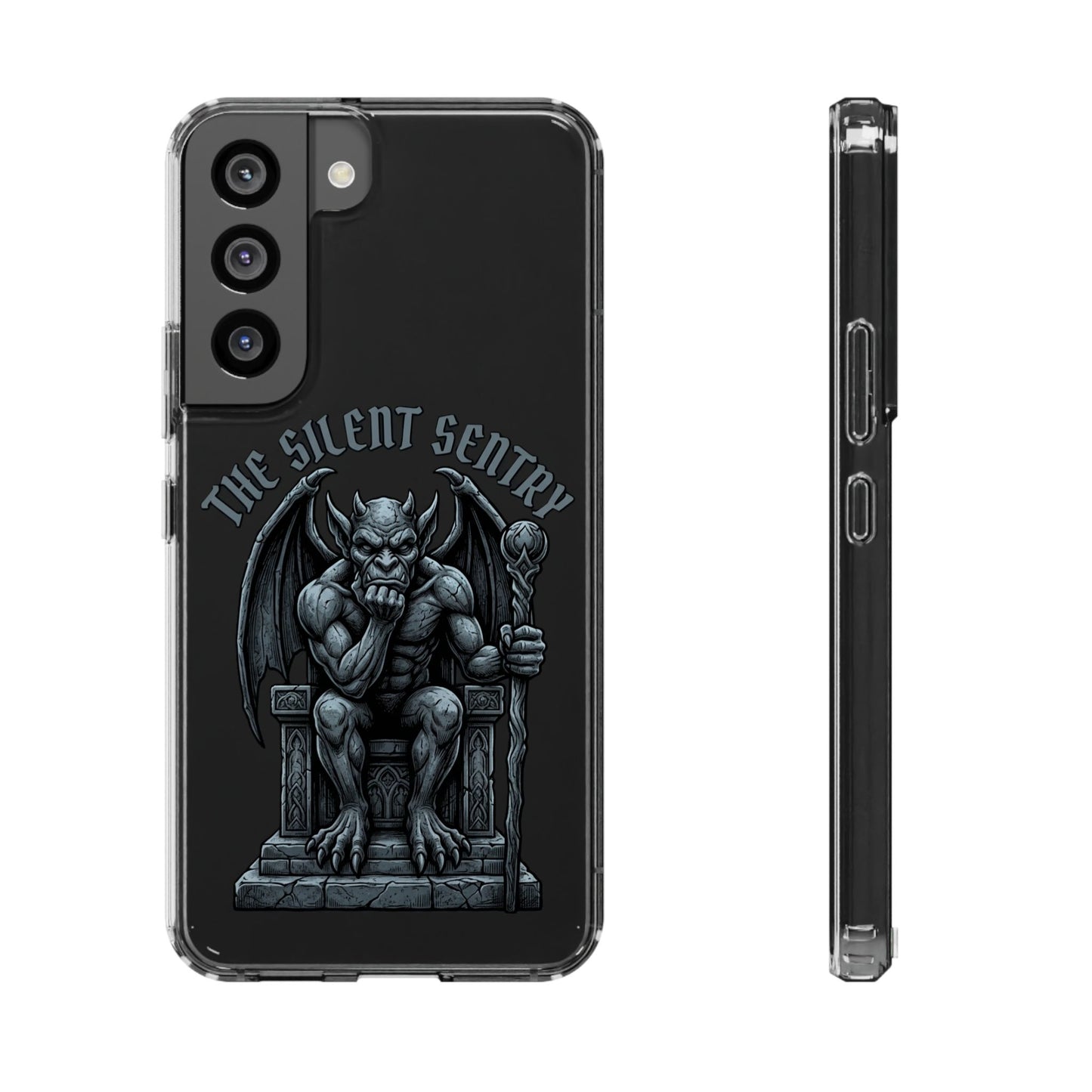 Gargoyle 'The Silent Sentry' Clear Impact-Resistant Phone Case