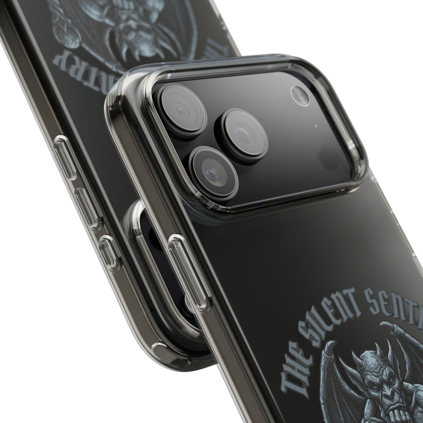 Gargoyle 'The Silent Sentry' Clear Impact-Resistant Phone Case