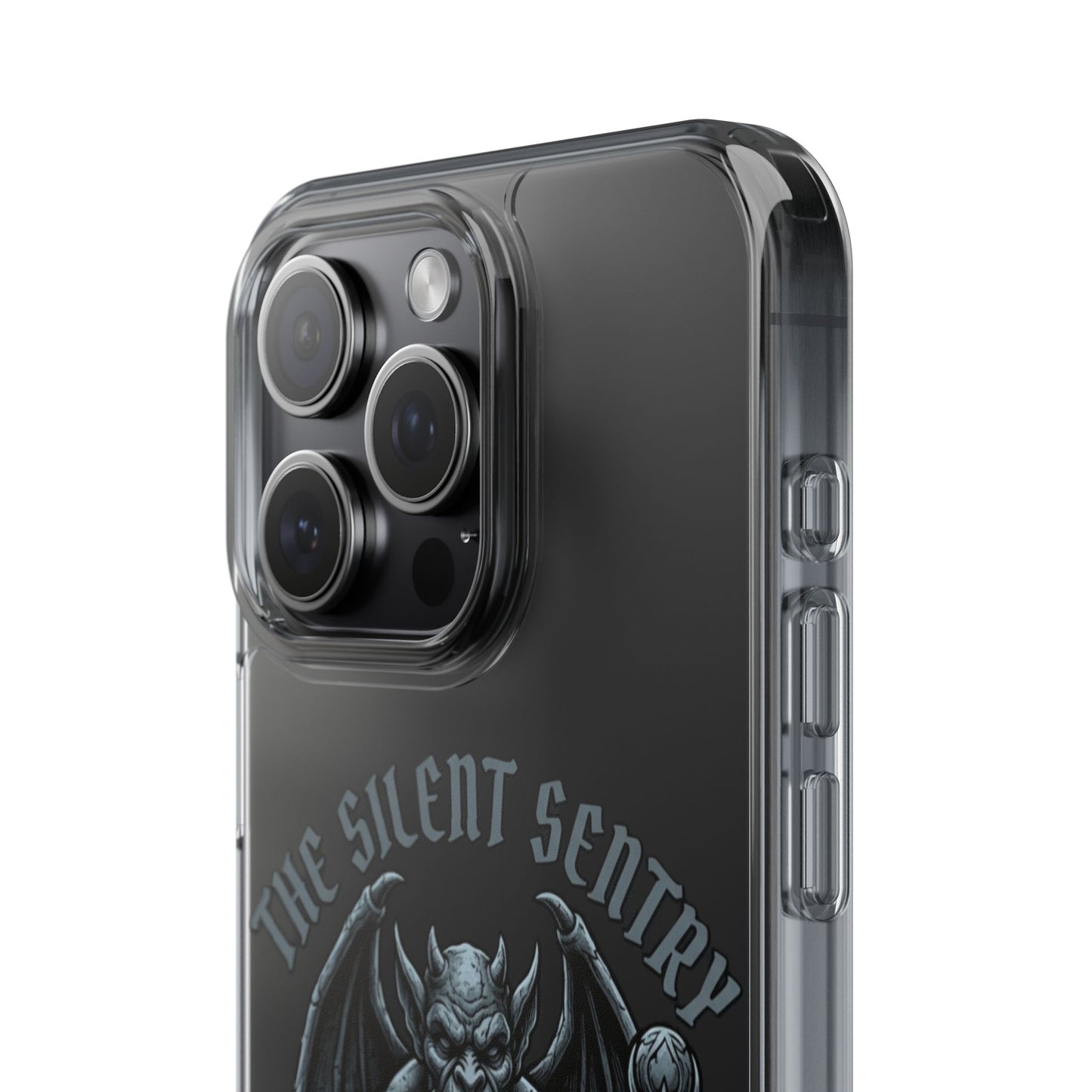 Gargoyle 'The Silent Sentry' Clear Impact-Resistant Phone Case