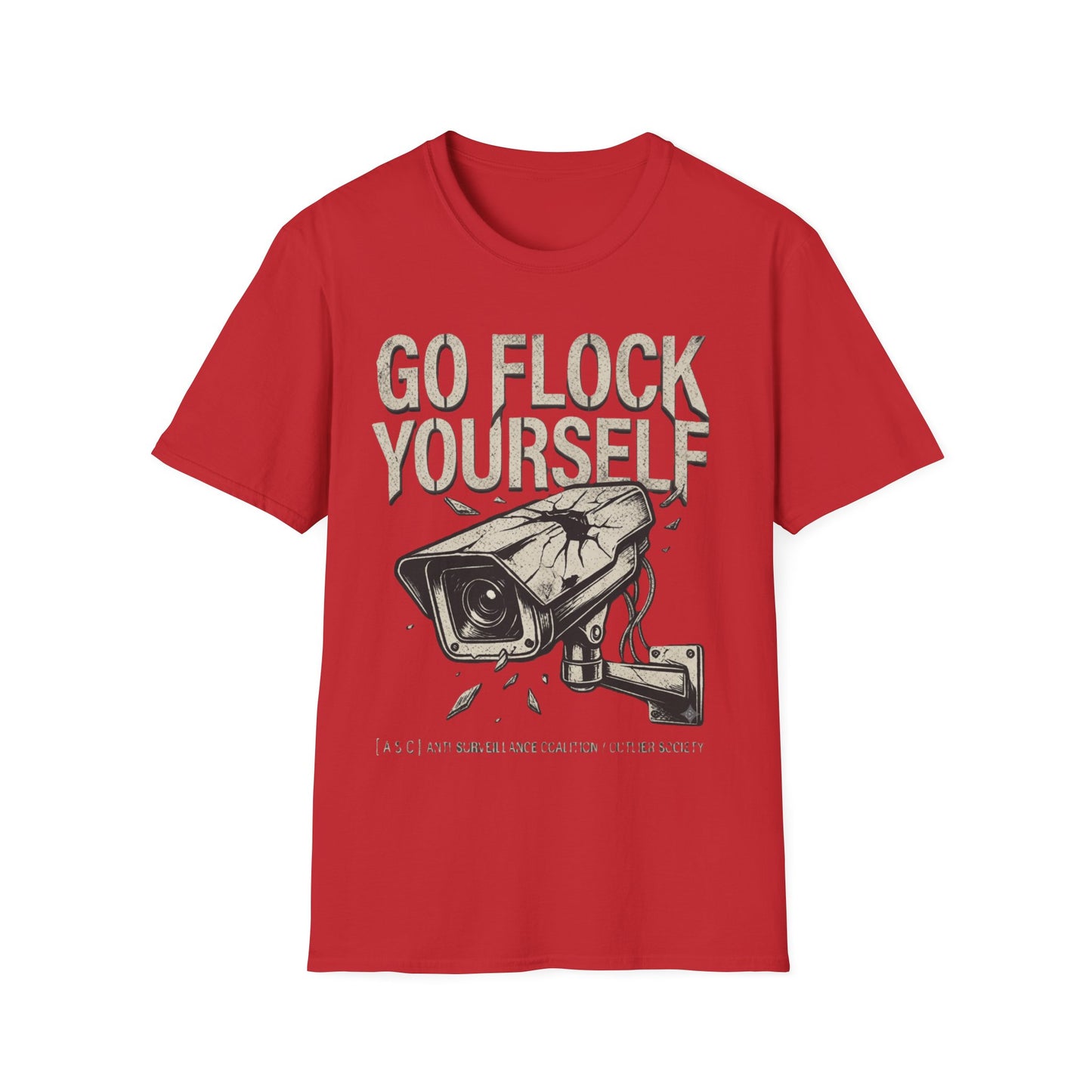 [ A S C ] Anti-Surveillance Coalition Tee | Go Flock Yourself