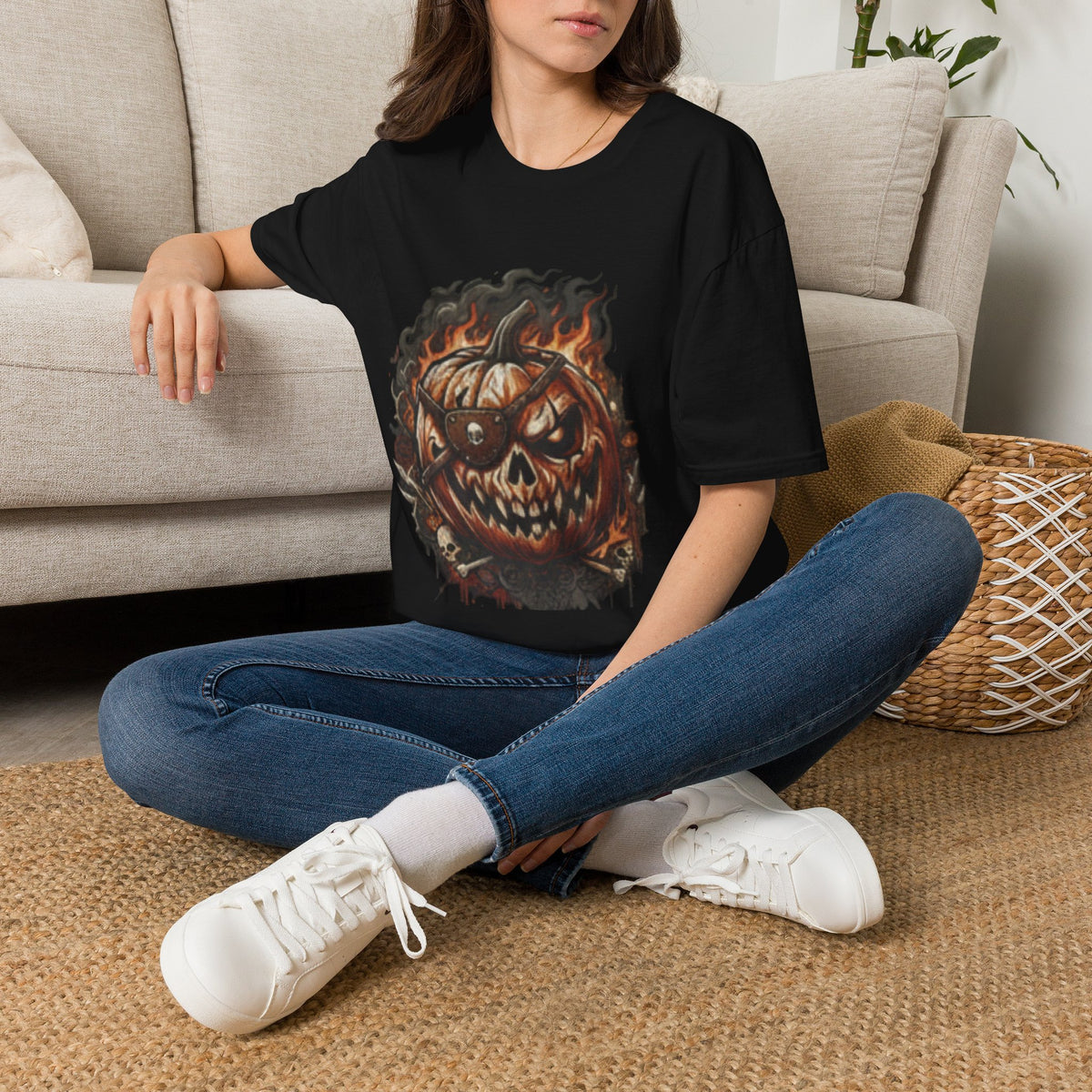 Smoldering Jack, jack-o-lantern tee