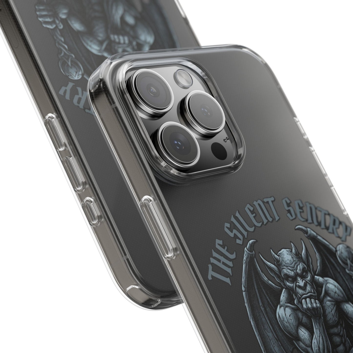 Gargoyle 'The Silent Sentry' Clear Impact-Resistant Phone Case