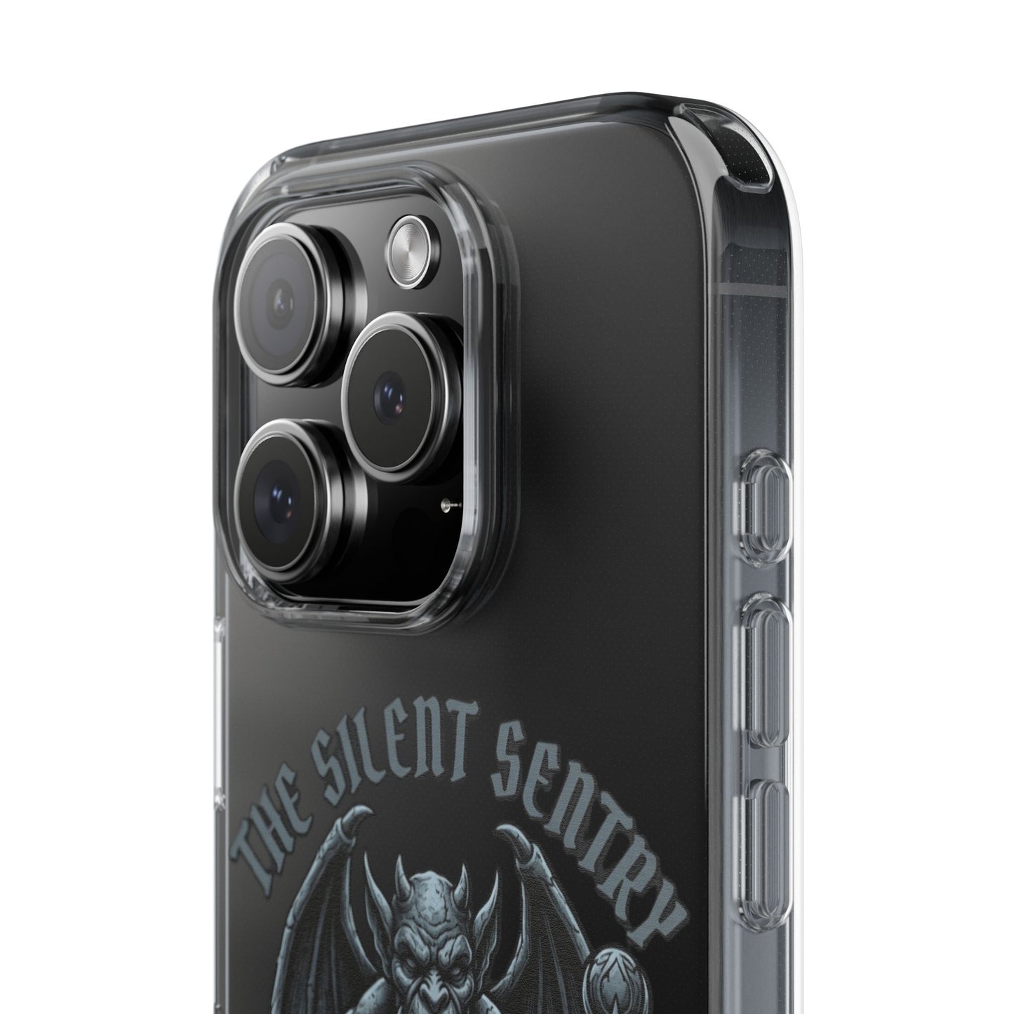 Gargoyle 'The Silent Sentry' Clear Impact-Resistant Phone Case