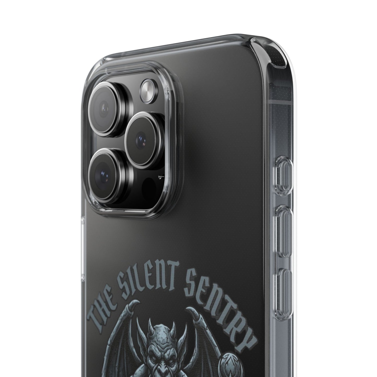 Gargoyle 'The Silent Sentry' Clear Impact-Resistant Phone Case