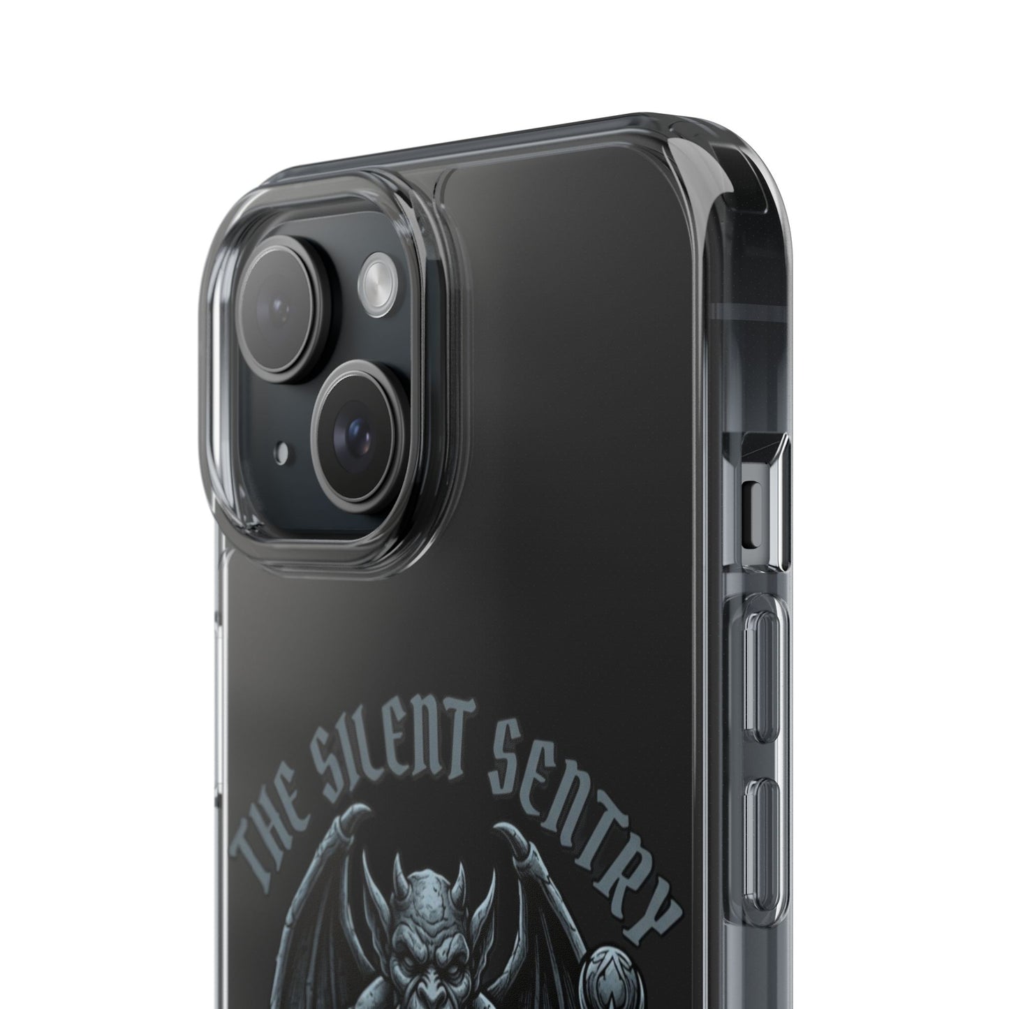 Gargoyle 'The Silent Sentry' Clear Impact-Resistant Phone Case