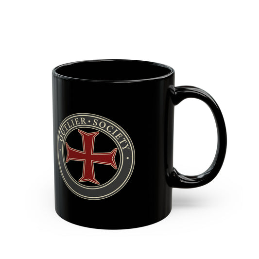 Outlier Society, Celtic cross, black mug