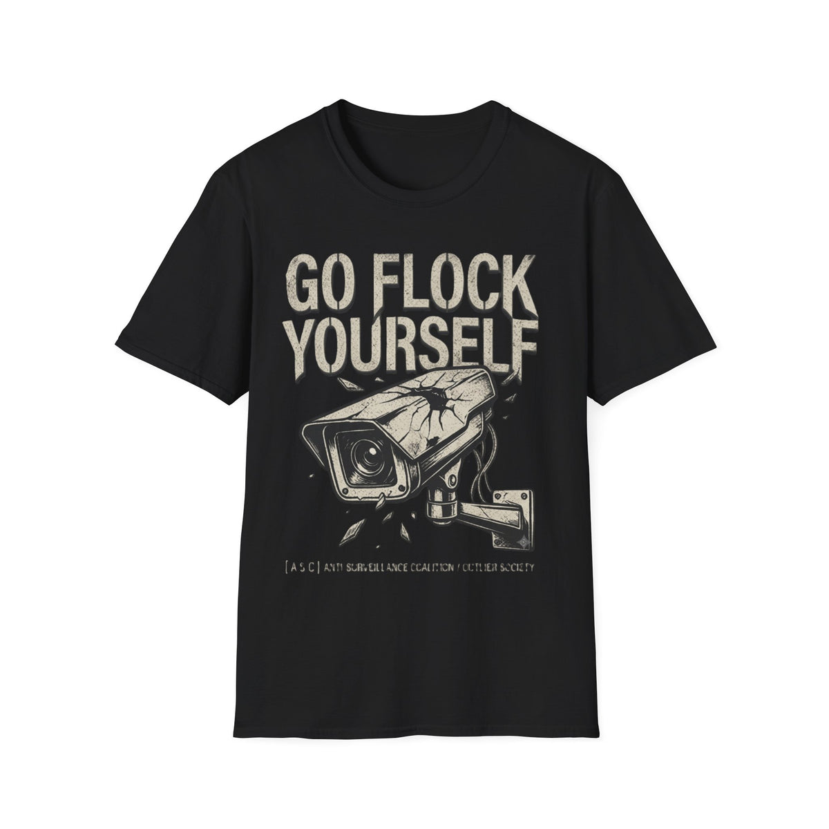 [ A S C ] Anti-Surveillance Coalition Tee | Go Flock Yourself