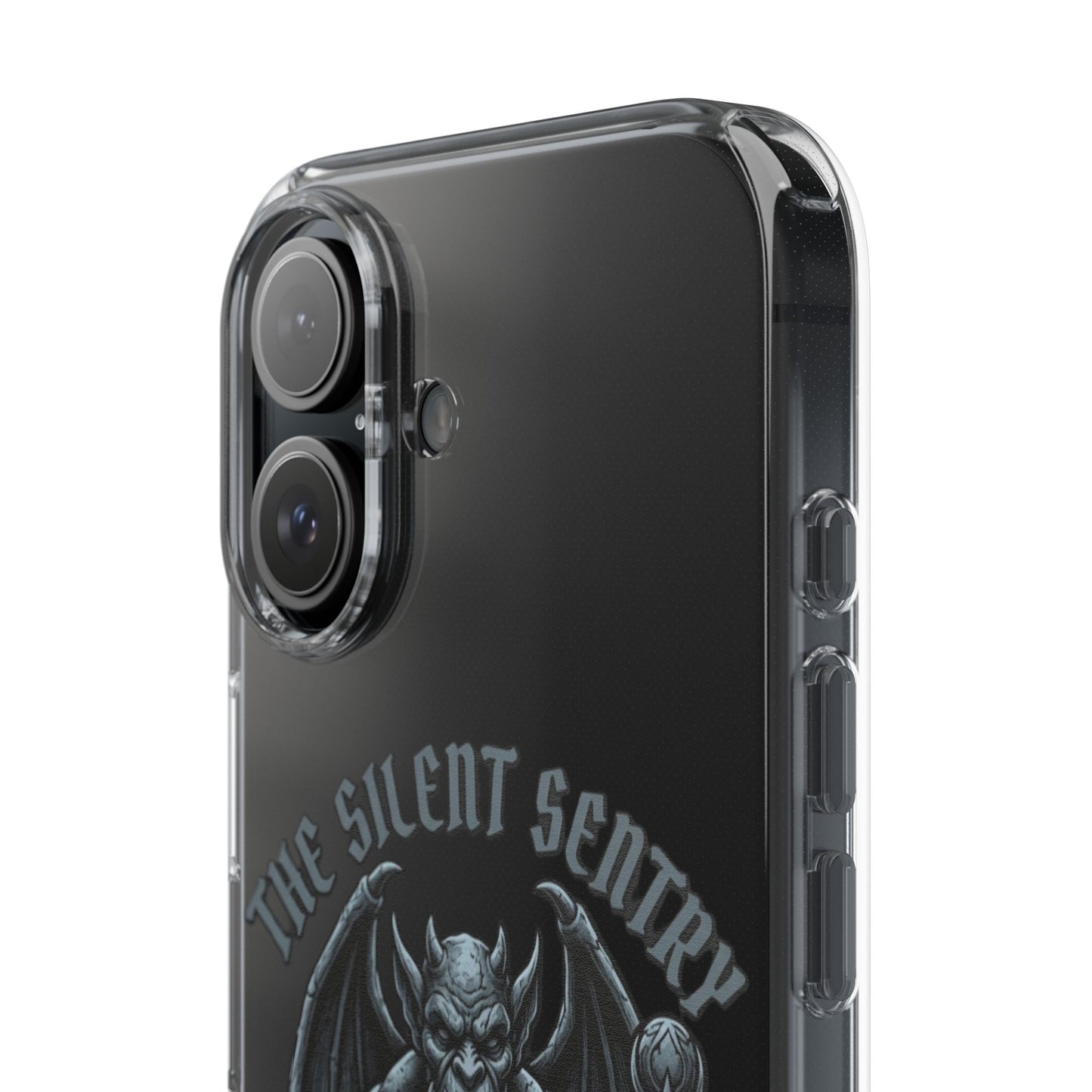 Gargoyle 'The Silent Sentry' Clear Impact-Resistant Phone Case
