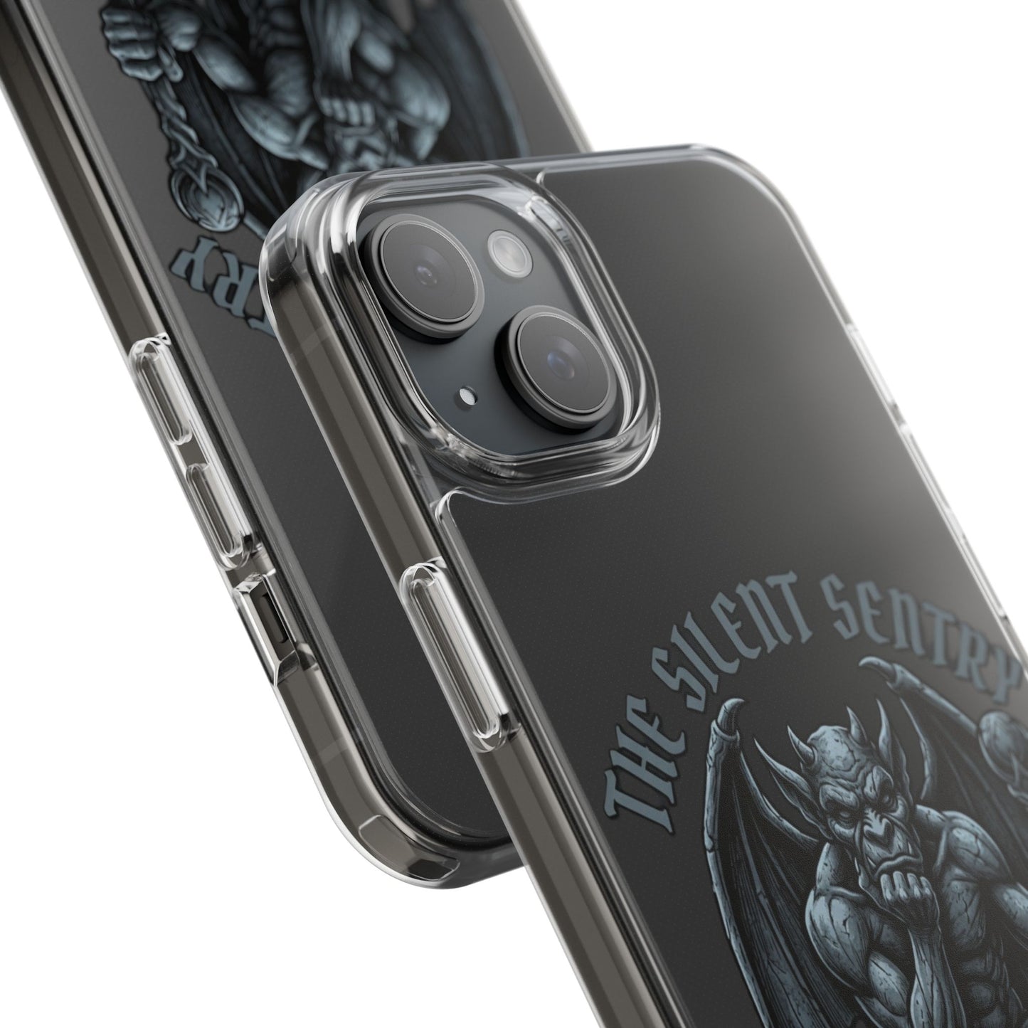 Gargoyle 'The Silent Sentry' Clear Impact-Resistant Phone Case