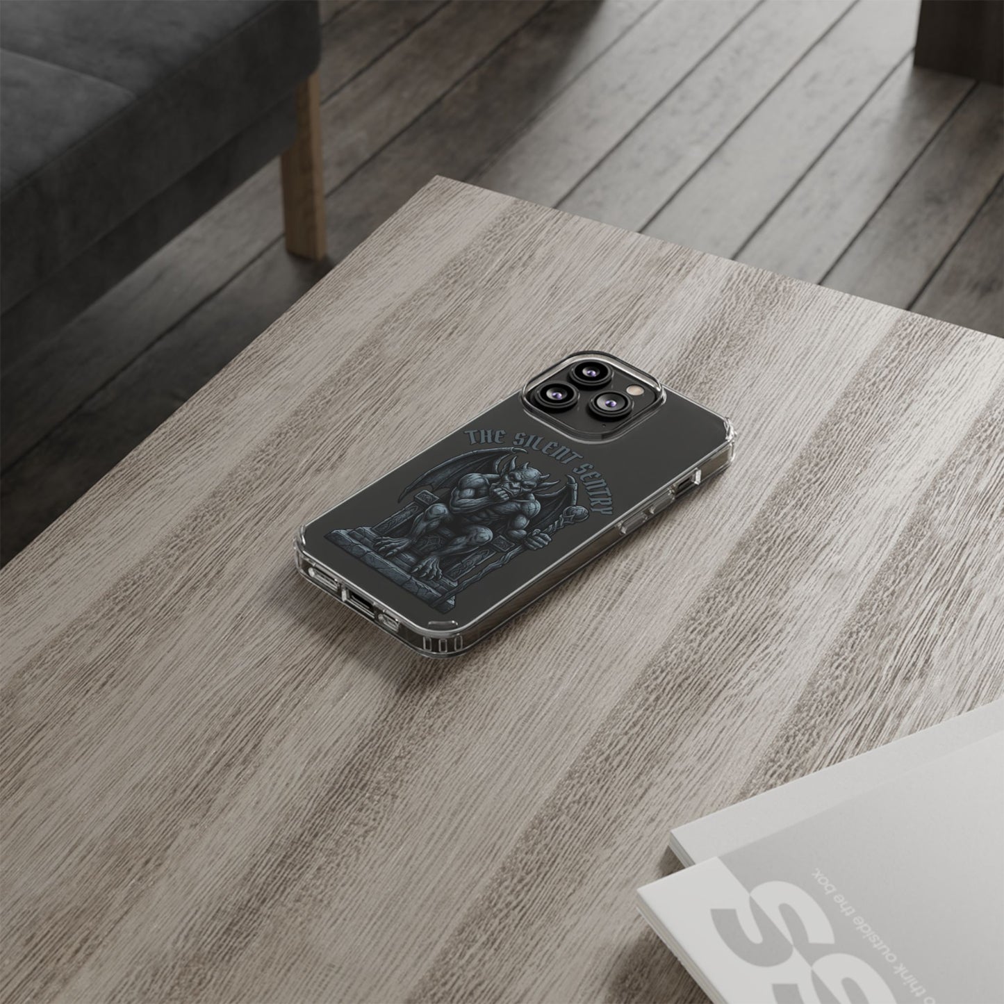 Gargoyle 'The Silent Sentry' Clear Impact-Resistant Phone Case