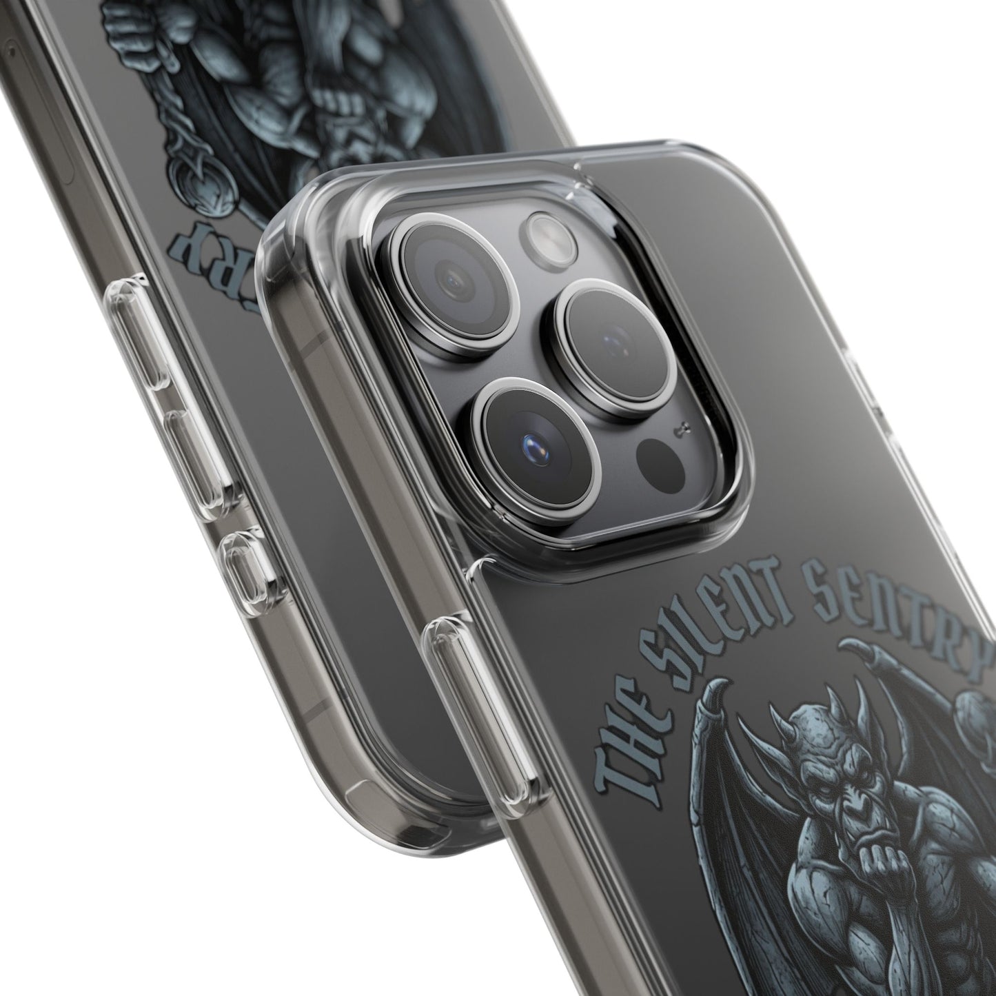 Gargoyle 'The Silent Sentry' Clear Impact-Resistant Phone Case