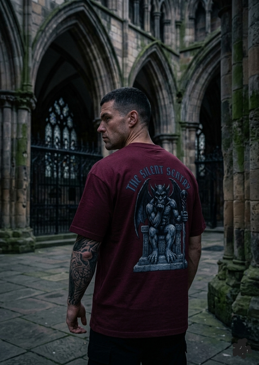 Gargoyle Throne  — "The Silent Sentinel" Heavyweight Tee