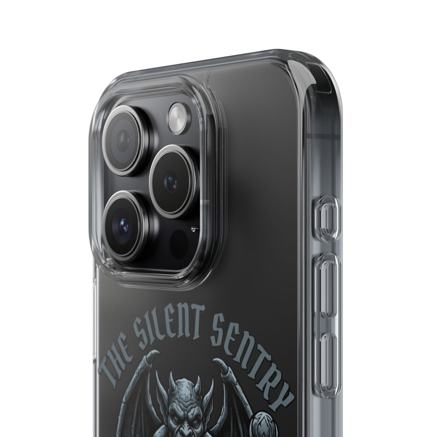 Gargoyle 'The Silent Sentry' Clear Impact-Resistant Phone Case