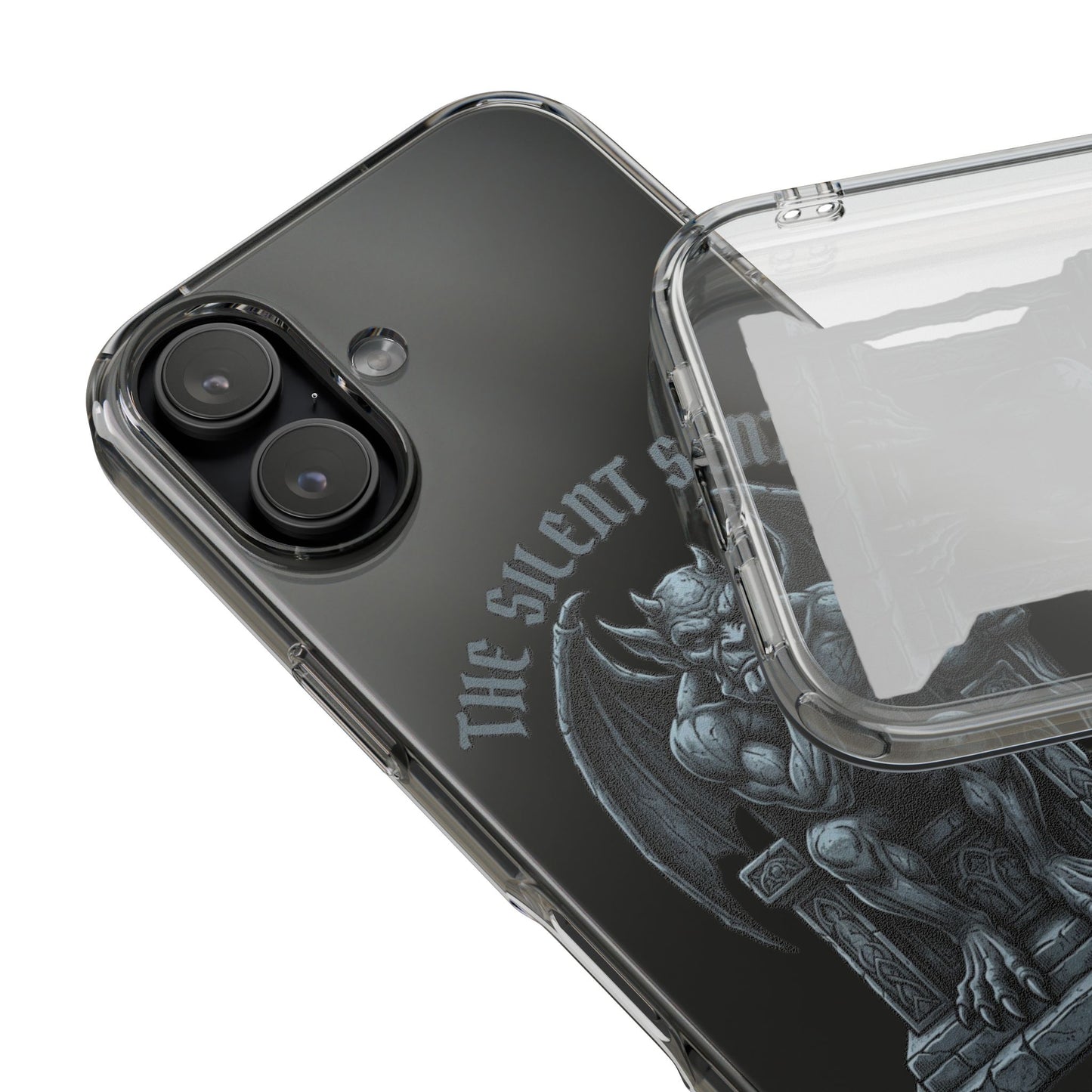 Gargoyle 'The Silent Sentry' Clear Impact-Resistant Phone Case
