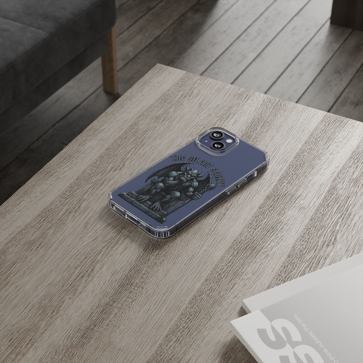 Gargoyle 'The Silent Sentry' Clear Impact-Resistant Phone Case