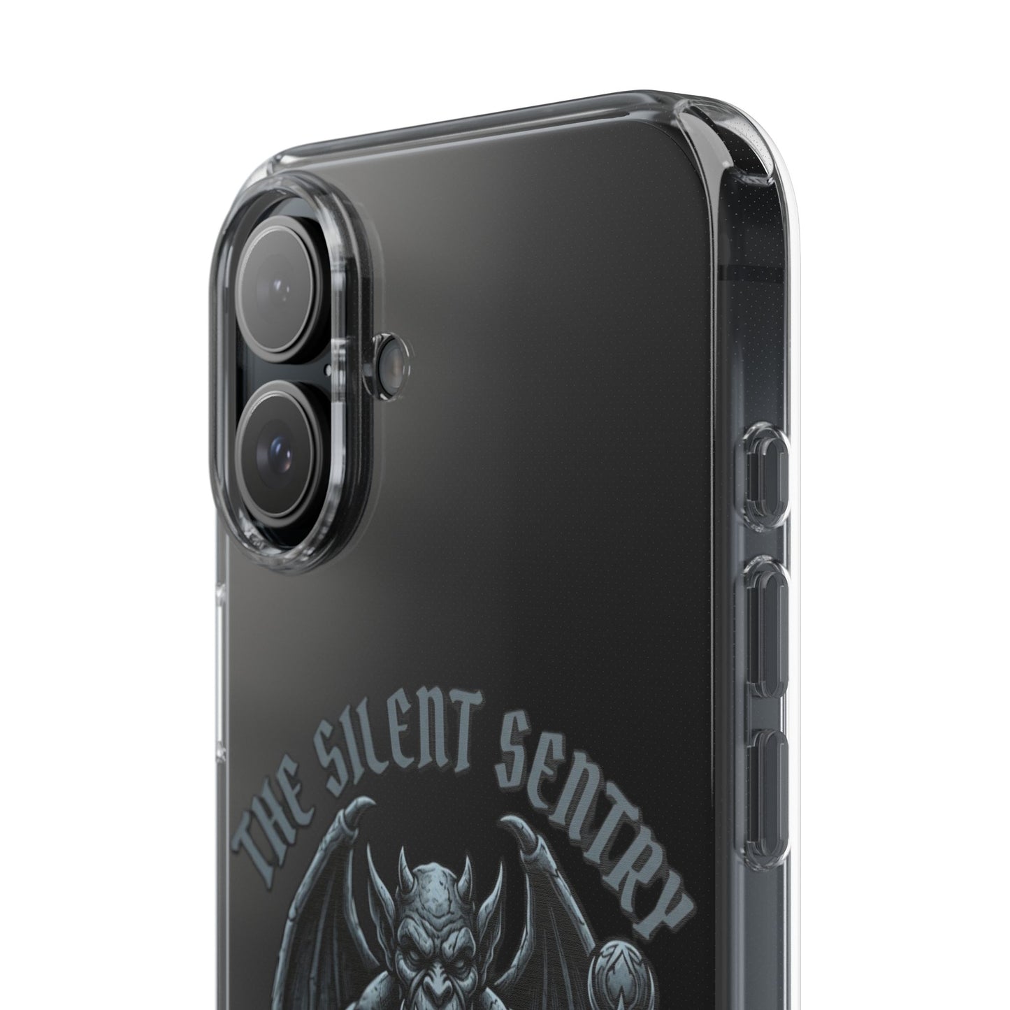 Gargoyle 'The Silent Sentry' Clear Impact-Resistant Phone Case