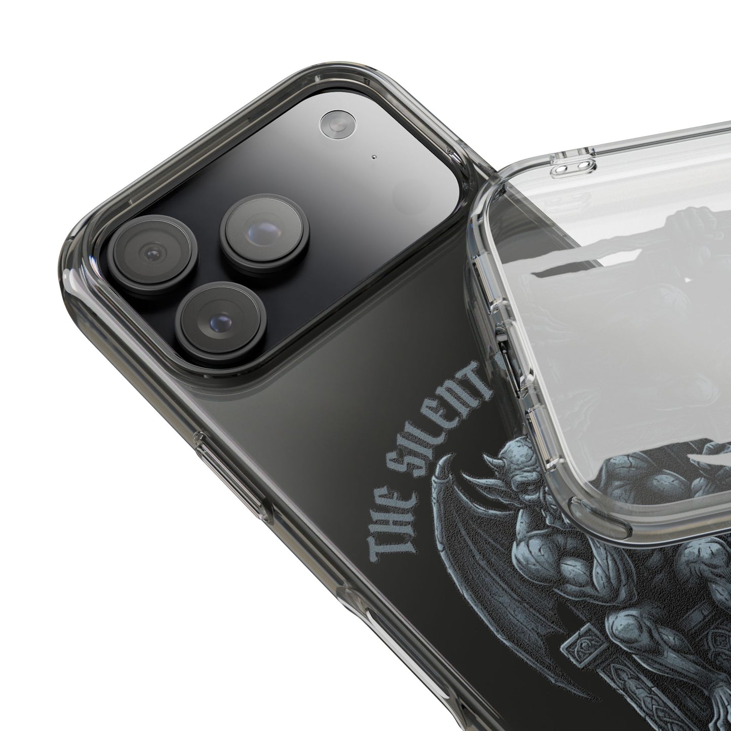 Gargoyle 'The Silent Sentry' Clear Impact-Resistant Phone Case