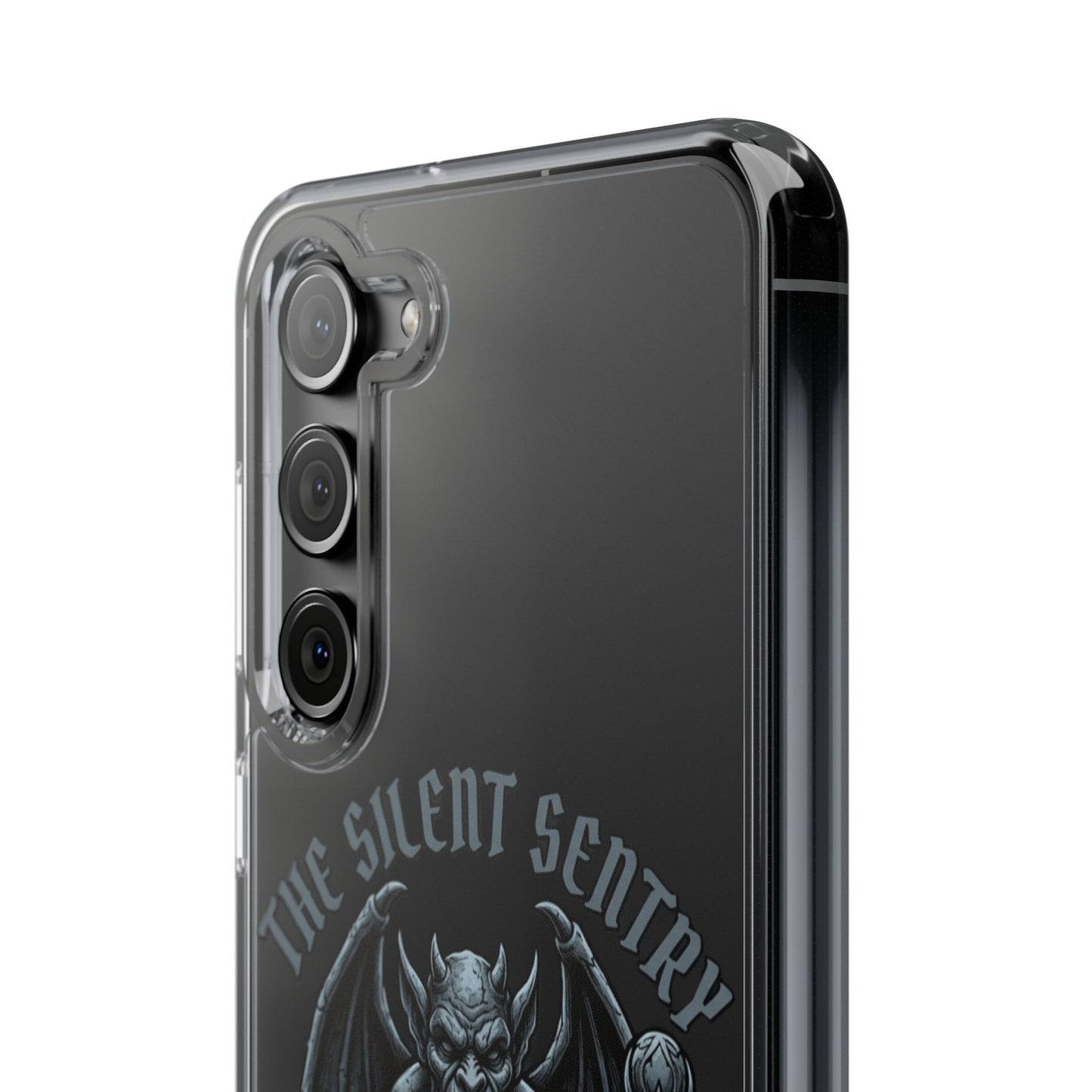 Gargoyle 'The Silent Sentry' Clear Impact-Resistant Phone Case
