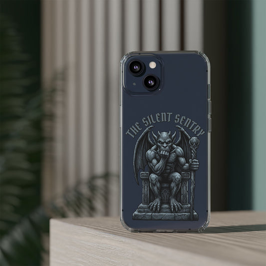 Gargoyle 'The Silent Sentry' Clear Impact-Resistant Phone Case