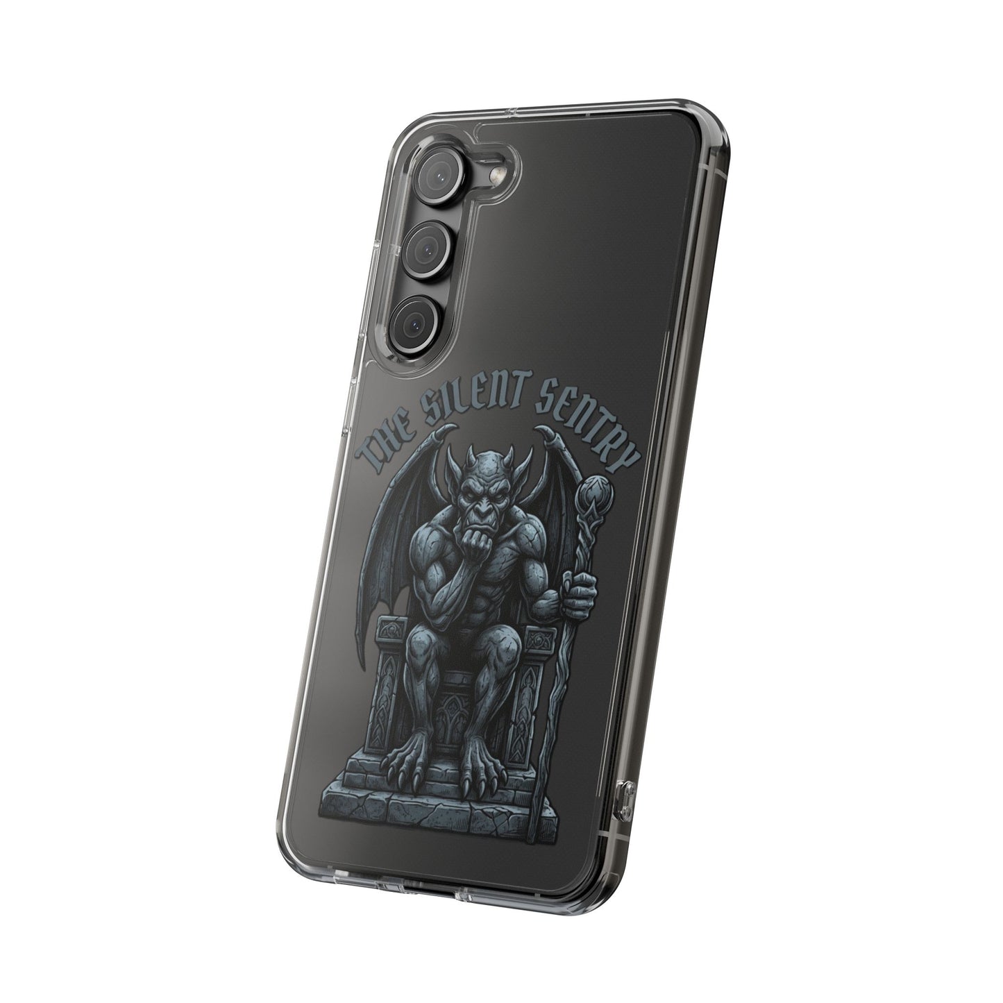 Gargoyle 'The Silent Sentry' Clear Impact-Resistant Phone Case