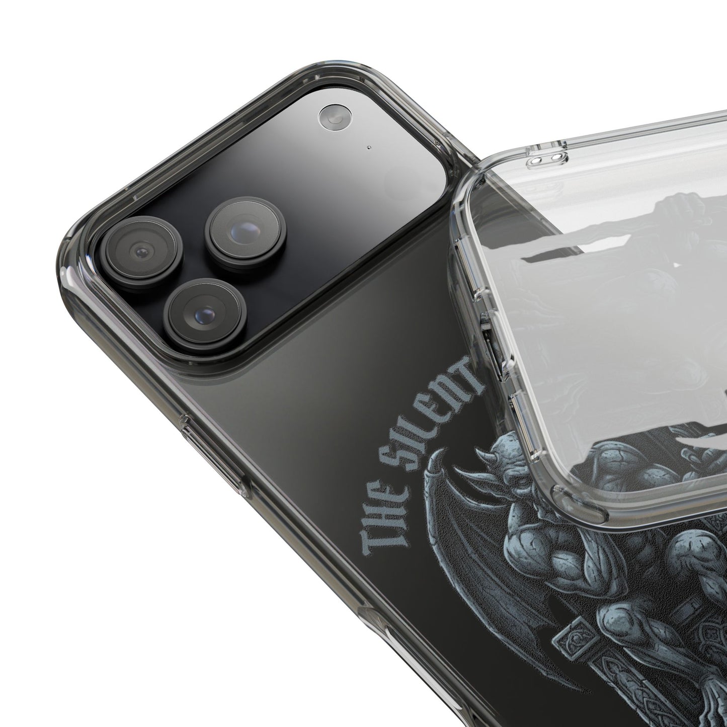 Gargoyle 'The Silent Sentry' Clear Impact-Resistant Phone Case