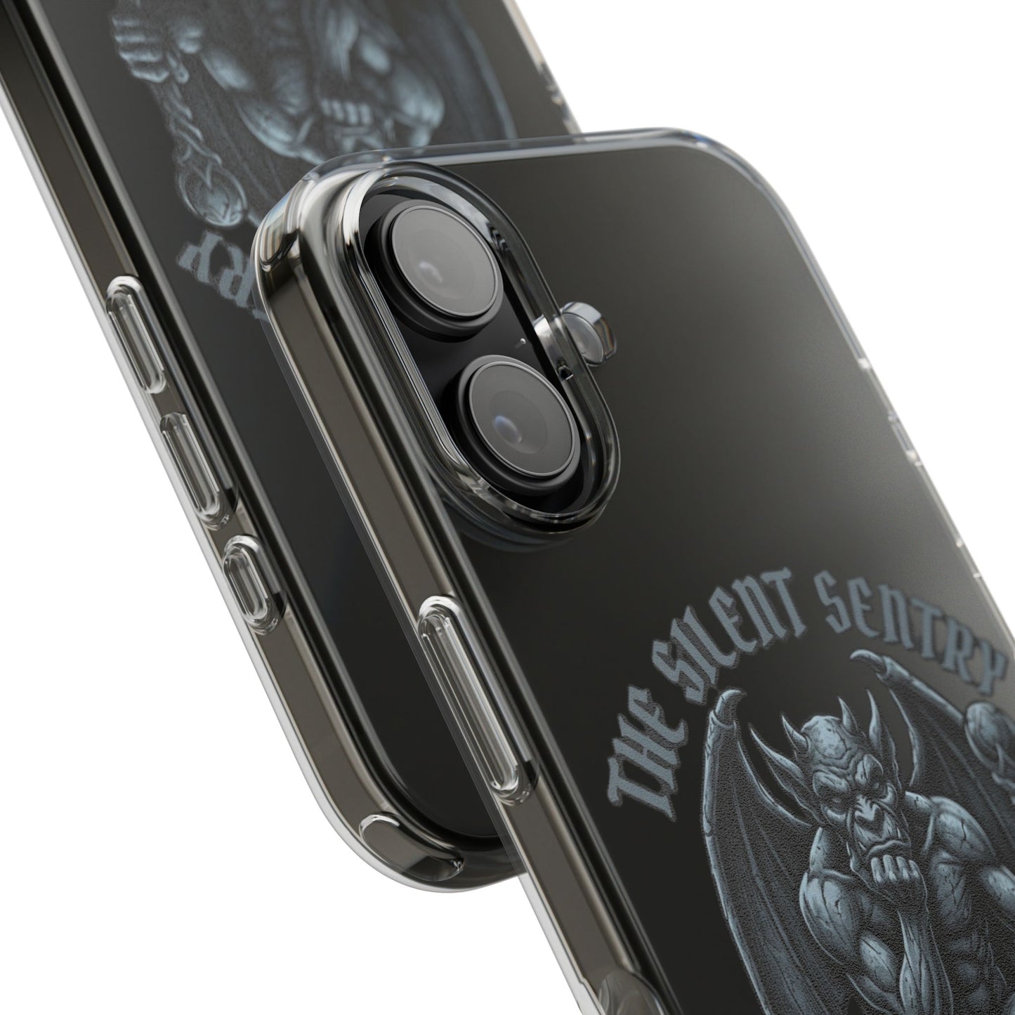 Gargoyle 'The Silent Sentry' Clear Impact-Resistant Phone Case