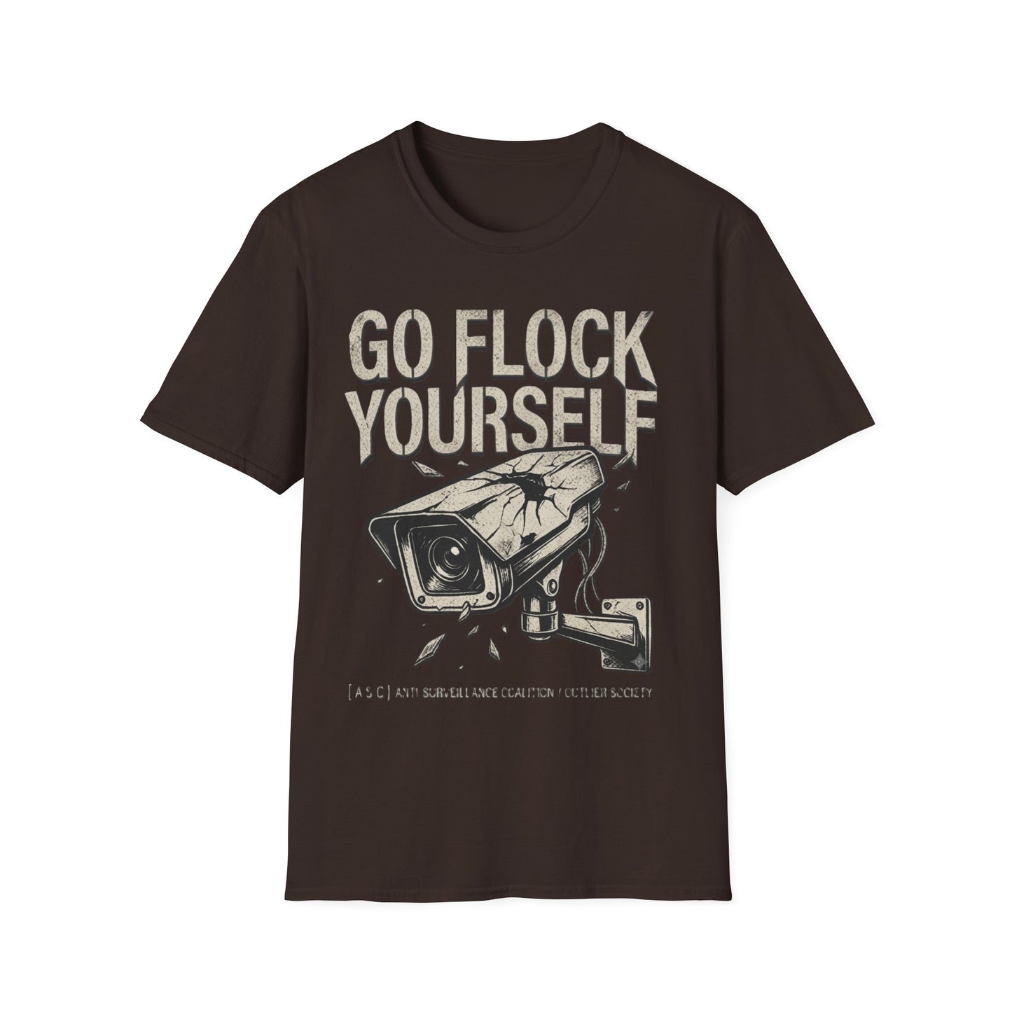 [ A S C ] Anti-Surveillance Coalition Tee | Go Flock Yourself