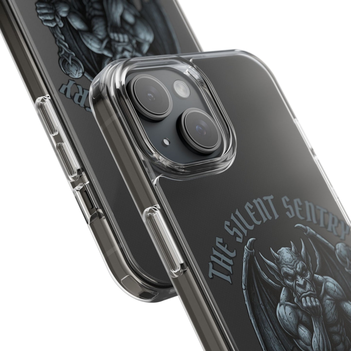 Gargoyle 'The Silent Sentry' Clear Impact-Resistant Phone Case