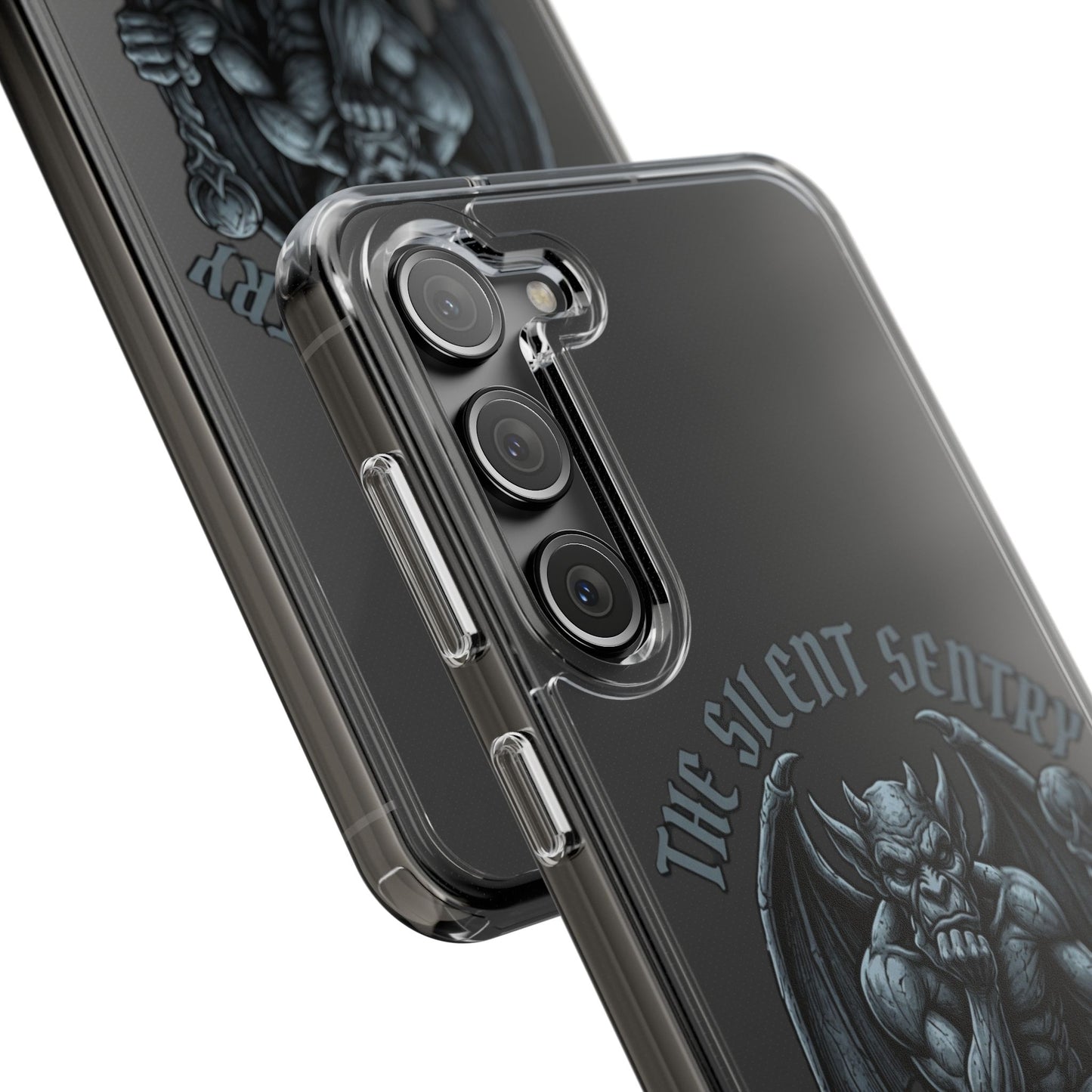 Gargoyle 'The Silent Sentry' Clear Impact-Resistant Phone Case