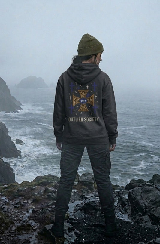 Hoodie — Outlier Society Celtic Cross Graphic Pullover