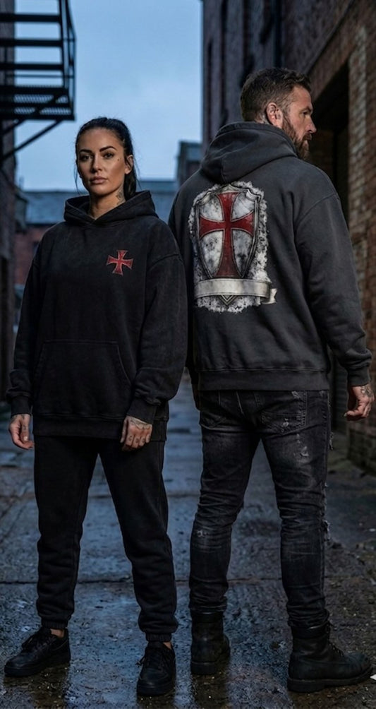 Crusader-shield hoodie